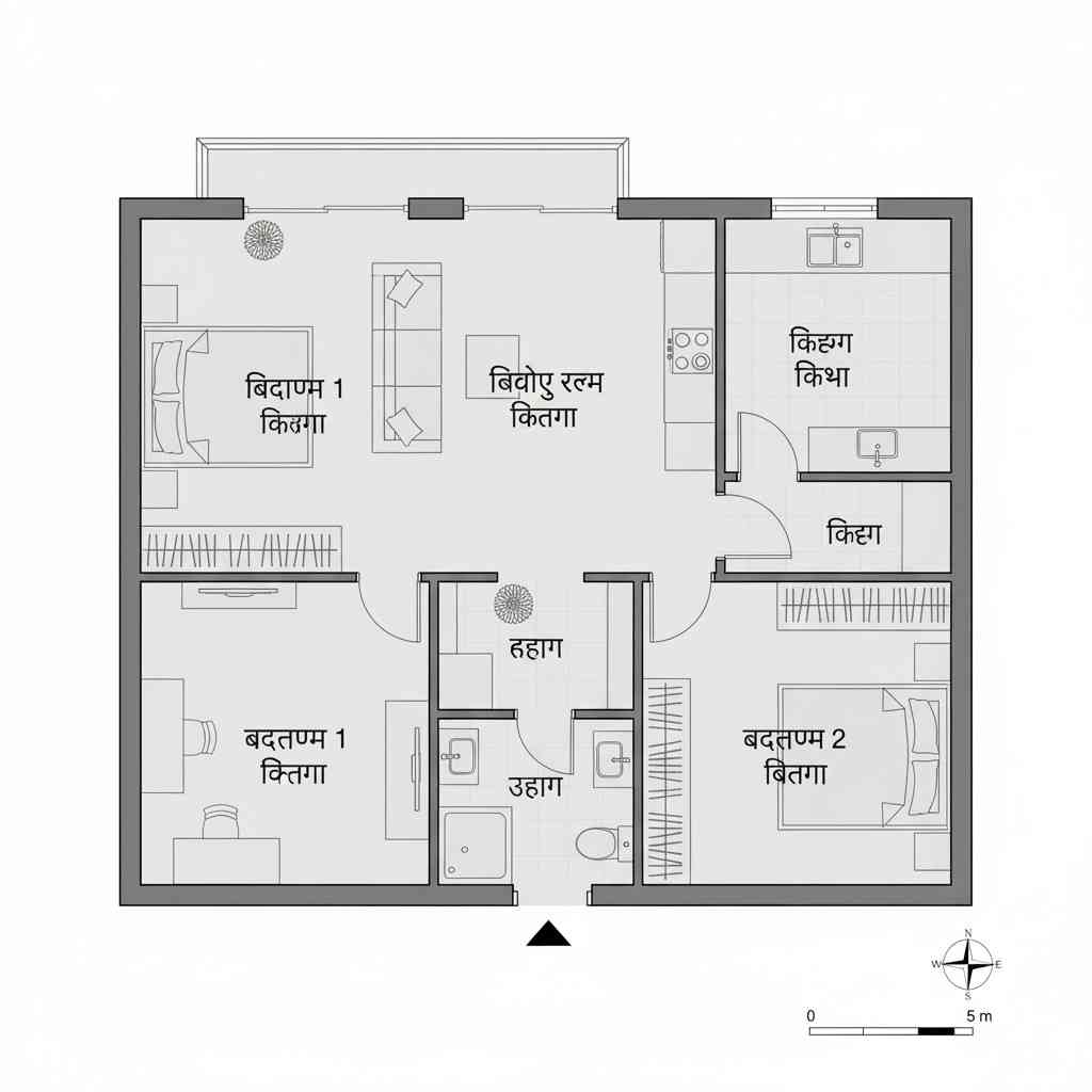घर का नक्शा और डिज़ाइन चयन 2025