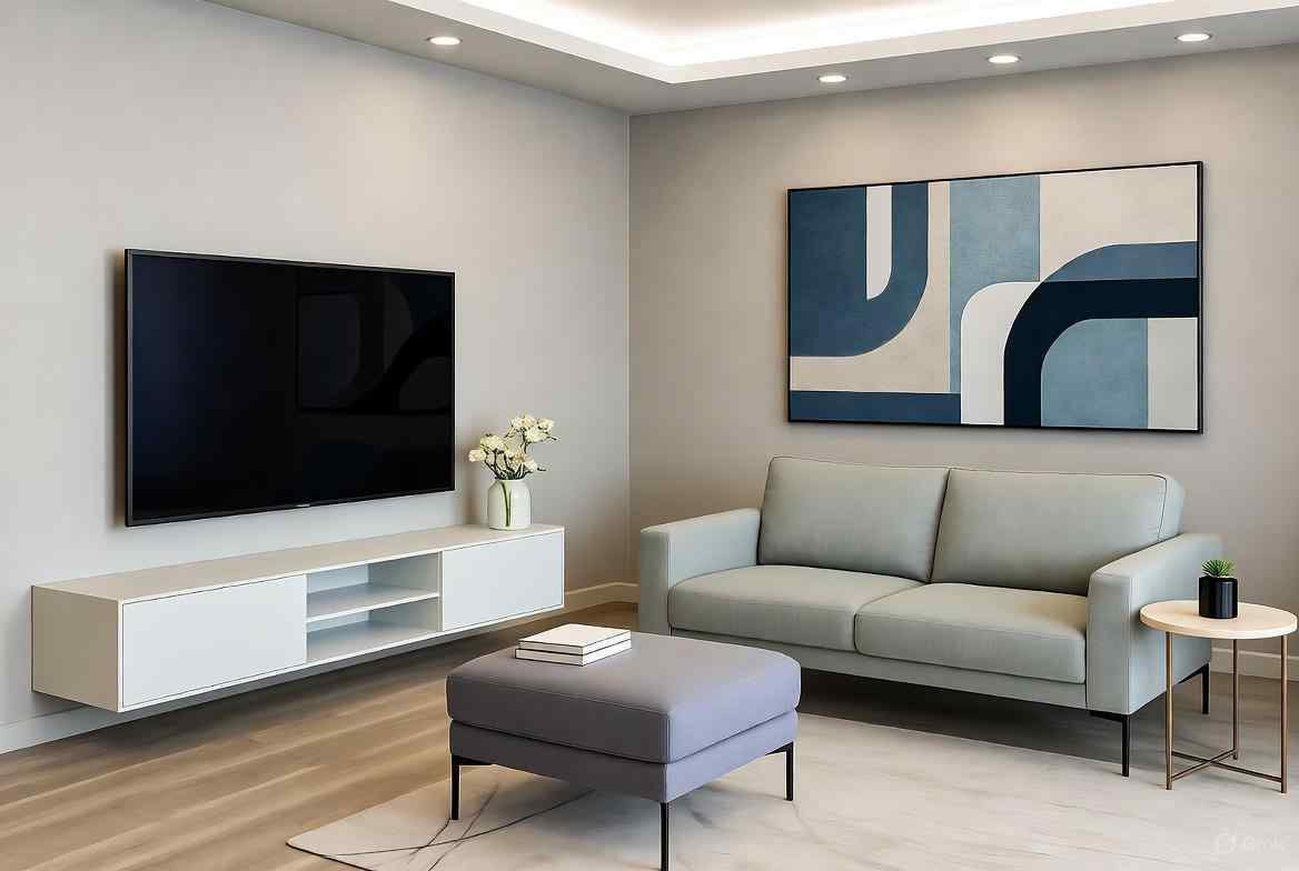 12x12 फीट कमरे का डिज़ाइन में स्मार्ट फर्नीचर (ब्राइट एंड एयरी बेडरूम विथ व्हाइट बेडिंग)